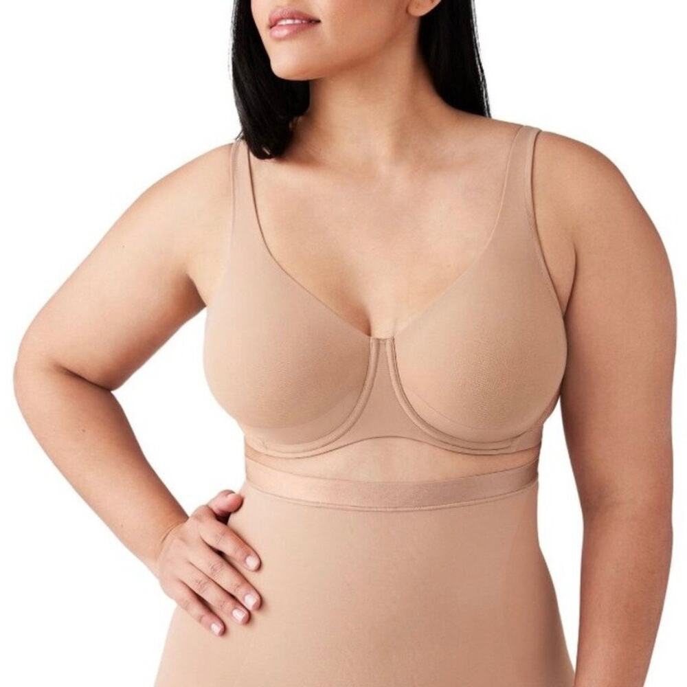 Wacoal 855387 Shape Revelation Pendulous Underwire T-Shirt Bra - nude tan 34DDD
